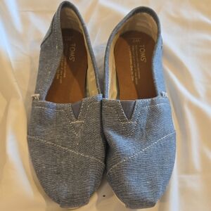 TOMS Denim Blue Casual Slip-Ons